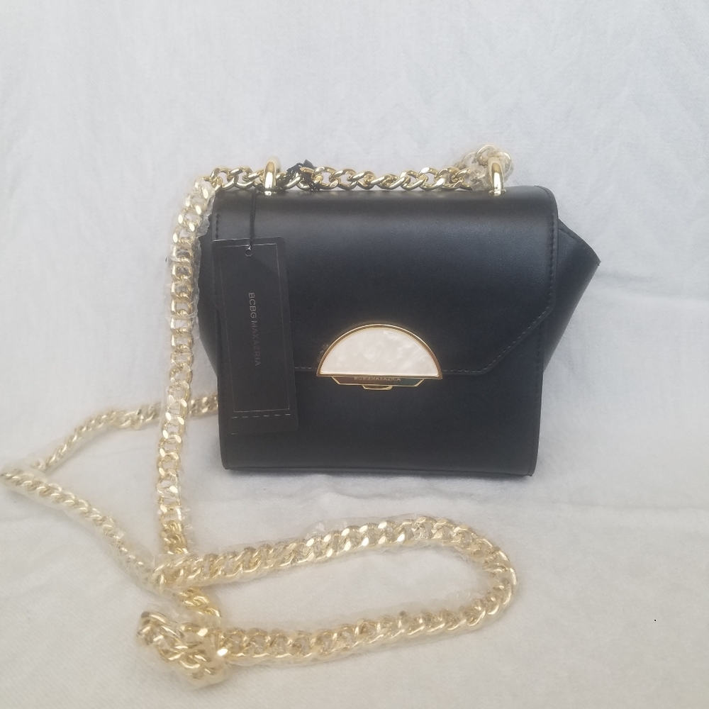 BCBGMAXAZRIA Lorelie black shoulder bag